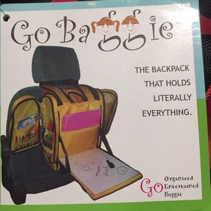 Girls Lady bug red & black backpack. New